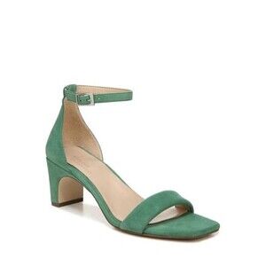 Naturalizer Green Suede Block Heel Sandals